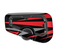 CHIDiFANS Adesivi decorativi impermeabili per Cardo FREECOM 4X adesivi per cuffia Bluetooth per moto, Skin, copertura protettiva e vari stili (stile 20)
