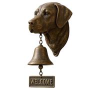 Chie Di Apertura Da Porta - Gifall Vintage, Animale Resin | Canna D'ingresso A Forma Di Cane Decorativa, Gong Della Porta Montata Parete Rustica, Ornamento Appeso Al Portico Unico, Campana Benvenuto P