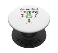 Chiedetemi informazioni su Plogging Abbigliamento con corridori riciclaggio PopSockets PopGrip Adesivo