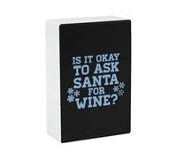 Chiedi a Babbo Natale un portasigarette da vino, con una sola mano, con tasca superiore ribaltabile, capacità 20