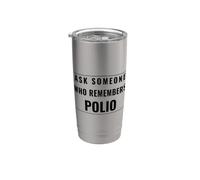 Chiedi a qualcuno che ricorda il difensore della salute pubblica della poliomielite Bicchiere termico in acciaio inox doppia parete