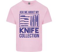 Chiedi Del Mio Collezione Di Coltelli Maglietta Divertente Per Bambini