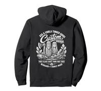 Chiedi ed Embla Timber Goods Custom Woodwork Midgard Felpa con Cappuccio