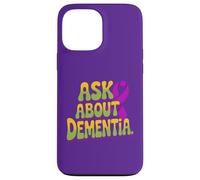 Chiedi informazioni su Dementia Awareness Purple Color Ribbon Alzheimer Custodia per iPhone 13 Pro Max