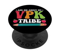 Chiedimi del mio insegnante orgoglioso della tribù VPK PopSockets PopGrip Adesivo