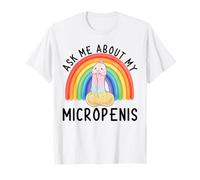 Chiedimi del mio micropene Umorismo adulto inappropriato divertente Maglietta