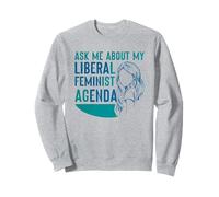 Chiedimi della mia Agenda femminista liberale Femminismo Femminista Femminile Felpa