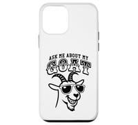 Chiedimi della mia capra - Funny Farm Animal Capra Amante Custodia per iPhone 12 mini