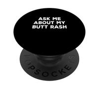 Chiedimi della mia eruzione cutanea imbarazzante addio al celibato PopSockets PopGrip Adesivo