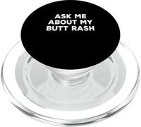 Chiedimi della mia eruzione cutanea imbarazzante addio al celibato PopSockets PopGrip per MagSafe