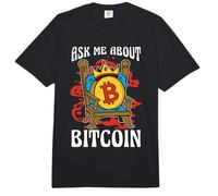Chiedimi Informazioni su Bitcoin Crypto Token Blockchain Criptovaluta Comfort Colors Adult Heavyweight T-Shirt