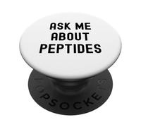 Chiedimi informazioni su Peptides Fitness Biohacker Palestra Umorismo Lifting PopSockets PopGrip Adesivo