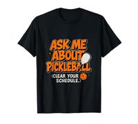 Chiedimi informazioni su Pickleball Slogan Graphic Apparel Opere d'arte Maglietta