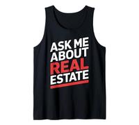 Chiedimi informazioni su Real Estate Bold Slogan agente immobiliare Venditore Canotta