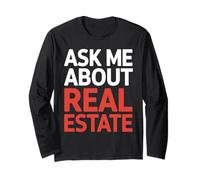 Chiedimi Informazioni su Real Estate Cool Agent Affitto Agente Agente Agente Immobiliare Maglia a Manica