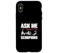 Chiedimi informazioni sul mio Scorpioni Divertente Scorpione Proprietario Scorpione Custodia per iPhone X/XS