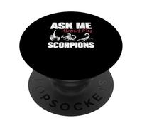Chiedimi informazioni sul mio Scorpioni Divertente Scorpione Proprietario Scorpione PopSockets PopGrip Adesivo
