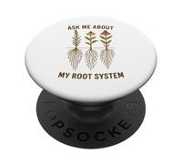 Chiedimi informazioni sul mio sistema radicale Naturalista Maestro delle piante autoctone PopSockets PopGrip Adesivo