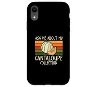 Chiedimi informazioni sulla mia collezione di meloni divertenti amanti del melone Custodia per iPhone XR
