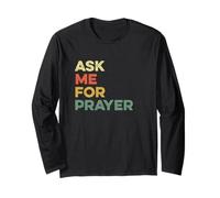 Chiedimi Preghiera Pregare Cristiani Intercessione Gesù Maglia a Manica
