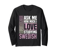 Chiedimi Quanto Amo studiare la Lingua Svedese Maglia a Manica
