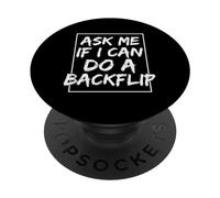 Chiedimi se posso fare un Back Flip PopSockets PopGrip Adesivo