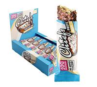 Chiefs® Protein Bar con 20g di proteine e 211kcal • Barretta proteica a basso contenuto di zucchero con molte proteine • 12 x 55g (Crispy Cookie)