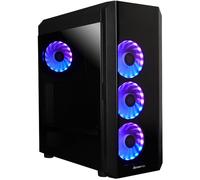Chieftec Medium Tower ATX Scorpion 3 GL-03B-OP Custodia RGB con pannelli in vetro (nero) - Nouvo