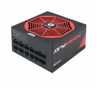 Chieftec Alimentatore per PC PowerPlay 850W Modulare 80+ Platinum PFC Attivo 20+4 pin Nero/Rosso