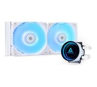 Chieftec ICEBERG 240-RGB-W Case per computer Raffreddatore di liquidi tutto in uno 12 cm Bianco