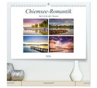 Chiemsee-Romantik (hochwertiger Premium Wandkalender 2026 DIN A2 quer), Kunstdruck in Hochglanz: Die schönsten Impressionen des Chiemsees im Licht der Sonne