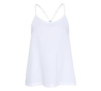 Chiemsee Top mit Logo-akzent An der Rückseite Accento sul Retro, 11-0601 Bianco Brillante, XL Donna