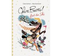 Chien pourri fait du ski