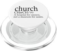 Chiesa Definizione Un ospedale per i peccatori Santi Fede Gesù PopSockets PopGrip per MagSafe