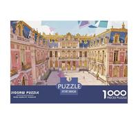Chiesa del palazzo Puzzle in Legno Impermeabile DIY Puzzles Da 1000 Pezzi Per Adulti Colorati Giochi Educativi