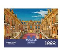 Chiesa del palazzo Puzzle in Legno Impermeabile DIY Puzzles Da 1000 Pezzi Regali Per Adulti Colorati Giochi Di Impegnativi