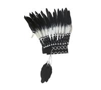 Chiesa di piume nativa indiana americana per lo spettacolo teatrale di