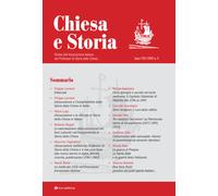 Chiesa e storia. Rivista dell’Associazione Italiana dei Professor