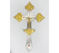 Chiesa ortodossa croce da altare crocifisso cristiano Gesù Cristo 12"