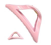 Chiesa Per Capelli Comoda Delle Donne, Clip Artiglio Per Capelli Confortevole, Clip Francesi Acriliche, 11,5x4,8 Cm, Design Triangolare Ergonomico, Look Creativo E Minimalista, Per Feste Ed Eventi Quo