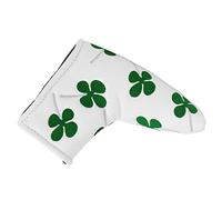 Chiesa per putter da golf - fodera spessa peluche, tessuto DU resistente, chiusura a gancio e anello per la protezione e protezione del club, il design del trifoglio ricamato per (type 1)