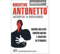 Digestivo Antonetto DIGESTIVO ANTONETTO ACIDITA' E REFLUSSO 40 COMPRESSE MASTICABILI