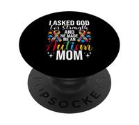 Chiesto di andare per la forza e mi ha reso un autismo mamma autismo PopSockets PopGrip Adesivo