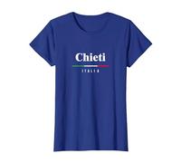 Chieti Italia Maglietta, Donna, Blu Reale, L