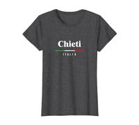 Chieti Italia Maglietta, Donna, Grigio Scuro, L