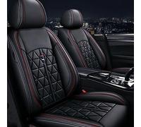 Chifeng Coprisedili anteriori per Ford Edge Fiesta Van Focus C-max Grand C-max Ka Ka+ Plus Kuga Mondeo Mustang Puma S-max, in pelle PU, antiscivolo e resistente all'usura