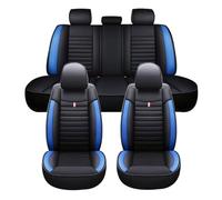 Chifeng Per Dacia Duster Jogger Logan Stepway Sandero Stepway Set di 5 coprisedili universali in pelle, traspiranti, antimacchia e resistenti all'usura (blu)