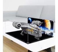 CHIFENMS Espositore in acrilico trasparente per Lego 75331 Razor Crown, Hobby vetrina, antipolvere, montaggio a parete, 80 x 60 x 30 cm