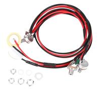 Chiffonade Pickup piezoelettrico da 6,35 mm con controllo del volume e tono, doppio trasduttore piezo per chitarra acustica, violino, ukulele, mandolino, banjo