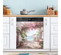 CHIFIGNO Magnete decorativo per lavastoviglie, Vicolo Italiano, PVC + PET Film, 58.4 x 66 cm, 1 pezzo